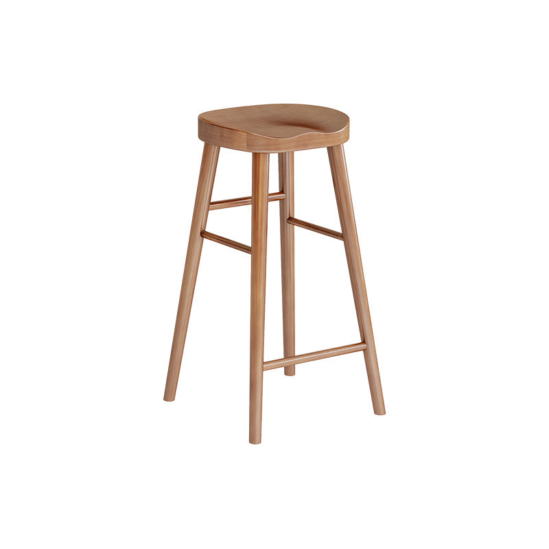 Contemporary Rectangle Pub Dining Set 1/4/7 Pieces Pine Solid Wood Counter Set Wood 30"H Stool (Single) Clearhalo 'Bar Furniture' 'furn' 'furn_home_bar_bar_sets' 'Furniture' 'Home Bars & Bar Sets' 'home_bar_bar_sets' 'Kitchen & Dining Furniture' 6405890