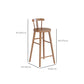 Contemporary Rectangle Pub Dining Set 1/4/7 Pieces Pine Solid Wood Counter Set Clearhalo 'Bar Furniture' 'furn' 'furn_home_bar_bar_sets' 'Furniture' 'Home Bars & Bar Sets' 'home_bar_bar_sets' 'Kitchen & Dining Furniture' 6405901