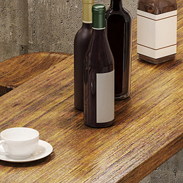 Brown Bar Stool and Table Set Industrial 1/2/4/7 Pieces Table and Stool Set Clearhalo 'Bar Furniture' 'furn' 'furn_home_bar_bar_sets' 'Furniture' 'Home Bars & Bar Sets' 'home_bar_bar_sets' 'Kitchen & Dining Furniture' 6406065
