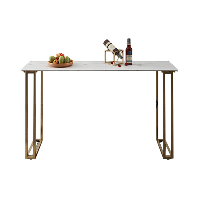1/3 Pieces Pub Dining Set Glam Rectangular Table and Stool for Bar Clearhalo 'Bar Furniture' 'furn' 'furn_home_bar_bar_sets' 'Furniture' 'Home Bars & Bar Sets' 'home_bar_bar_sets' 'Kitchen & Dining Furniture' 6406108