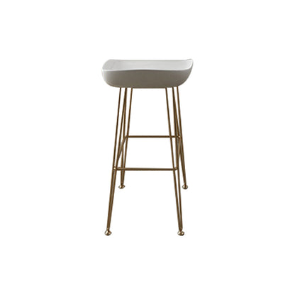 1/3 Pieces Pub Dining Set Glam Rectangular Table and Stool for Bar White 30"H Stool (Single) Clearhalo 'Bar Furniture' 'furn' 'furn_home_bar_bar_sets' 'Furniture' 'Home Bars & Bar Sets' 'home_bar_bar_sets' 'Kitchen & Dining Furniture' 6406113