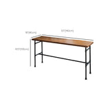 1/9 stukken tafel en ontlasting set vaste houten tellerhoogte pub set