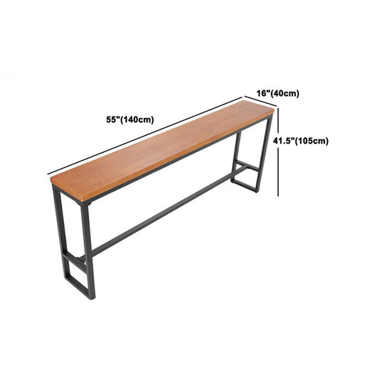 Moderne staaftafel Set 1/2/5 stuks rechthoekige staaftafel en ontlasting met metalen voetsteun
