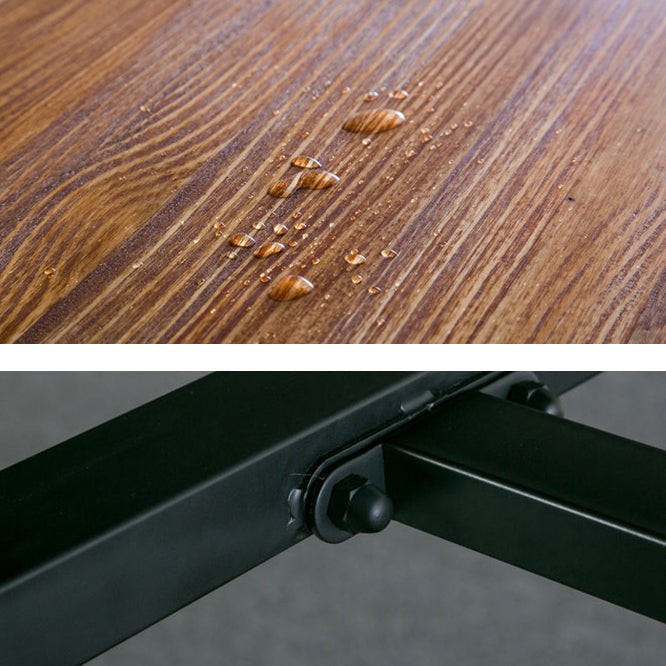 1/7 Pieces Indoor Bar Table Set Industrial Wooden Bar Table and Stools with Footrest Clearhalo 'Bar Furniture' 'furn' 'furn_home_bar_bar_sets' 'Furniture' 'Home Bars & Bar Sets' 'home_bar_bar_sets' 'Kitchen & Dining Furniture' 6406171