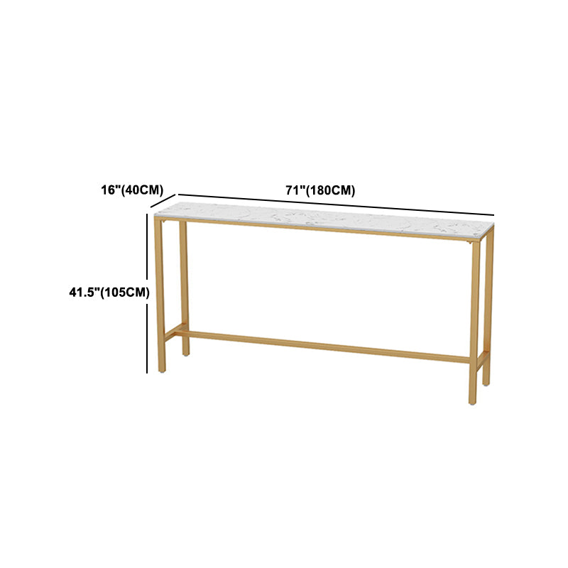 Sintered Stone Bar Table Set 1/2/3/4/7 Pieces Luxury Bar Table and Stools with Footrest Clearhalo 'Bar Furniture' 'furn' 'furn_home_bar_bar_sets' 'Furniture' 'Home Bars & Bar Sets' 'home_bar_bar_sets' 'Kitchen & Dining Furniture' 6406214