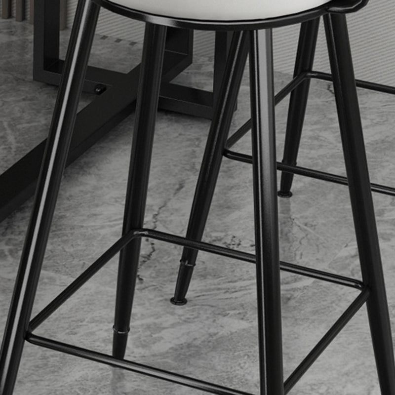 Mesa moderna de la mesa de barra de 1/3 piezas del mostrador de la piedra rectangular con taburetes altos para el balcón