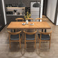 Mesa de comedor de madera tradicional 1/5/7 piezas para comedor rectangular para comedor para comedor