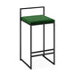 Contemporary Iron Counter Height Stools Low Back Bar Stool with Footrest Clearhalo 'Bar Furniture' 'Bar Stools' 'bar_stools' 'furn' 'furn_bar_stools' 'Furniture' 'Kitchen & Dining Furniture' 6406416