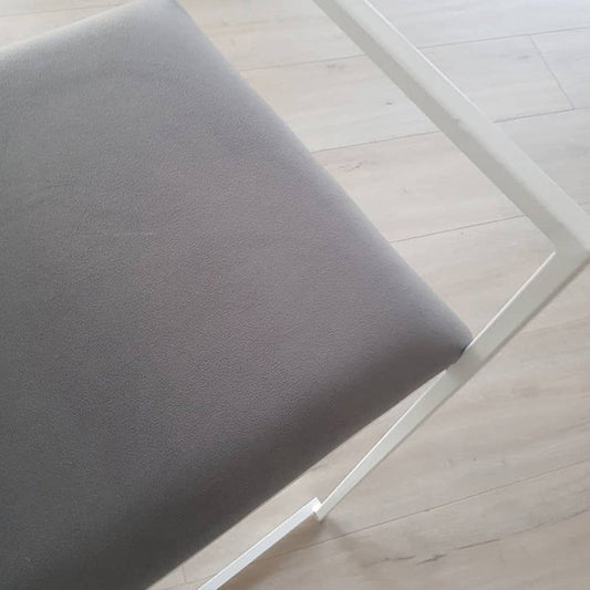 Contemporary Iron Counter Height Stools Low Back Bar Stool with Footrest Clearhalo 'Bar Furniture' 'Bar Stools' 'bar_stools' 'furn' 'furn_bar_stools' 'Furniture' 'Kitchen & Dining Furniture' 6406418