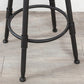 Tabouret de comptoir rotatif industriel sans bras, tabouret de Bar en fer avec pédale pour café
