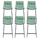 Glam Metal Counter Height Stool with Cushion Bar Stool for Indoor Green 6 Piece Set Clearhalo 'Bar Furniture' 'Bar Stools' 'bar_stools' 'furn' 'furn_bar_stools' 'Furniture' 'Kitchen & Dining Furniture' 6406729