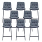 Glam Metal Counter Height Stool with Cushion Bar Stool for Indoor Dark Gray 8 Piece Set Clearhalo 'Bar Furniture' 'Bar Stools' 'bar_stools' 'furn' 'furn_bar_stools' 'Furniture' 'Kitchen & Dining Furniture' 6406745