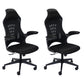 Modern Desk Chair Mesh Conference Chair High Back Chair in Black Clearhalo 'furn' 'furn_office_chair' 'Furniture' 'Office Chairs' 'Office Furniture' 'office_chair' 6406897
