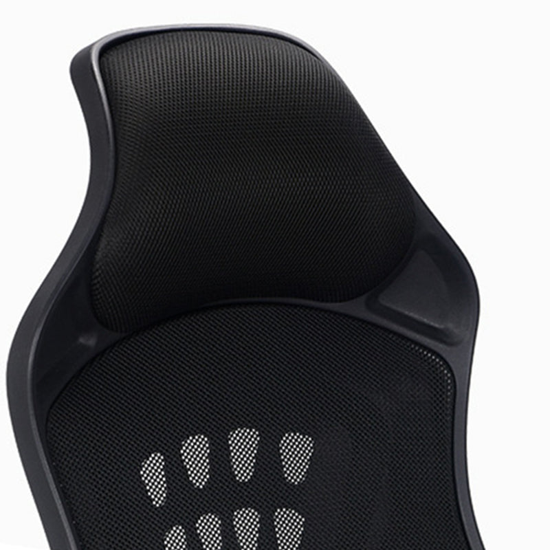 Modern Desk Chair Mesh Conference Chair High Back Chair in Black Clearhalo 'furn' 'furn_office_chair' 'Furniture' 'Office Chairs' 'Office Furniture' 'office_chair' 6406900
