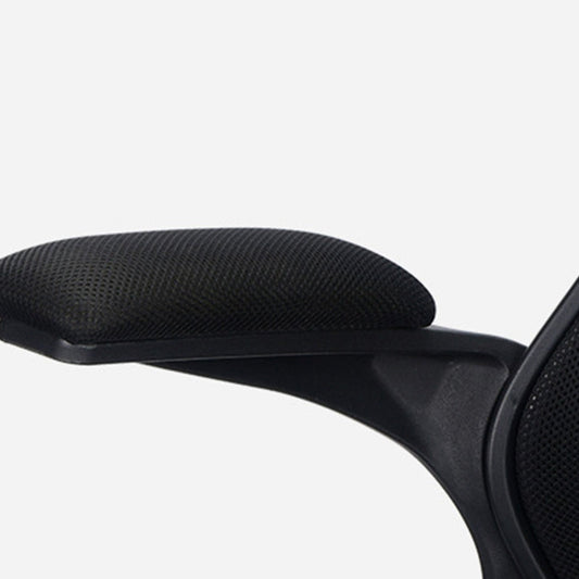 Sedia da scrivania moderna sedia conferenza mesh sedia posteriore in nero in nero