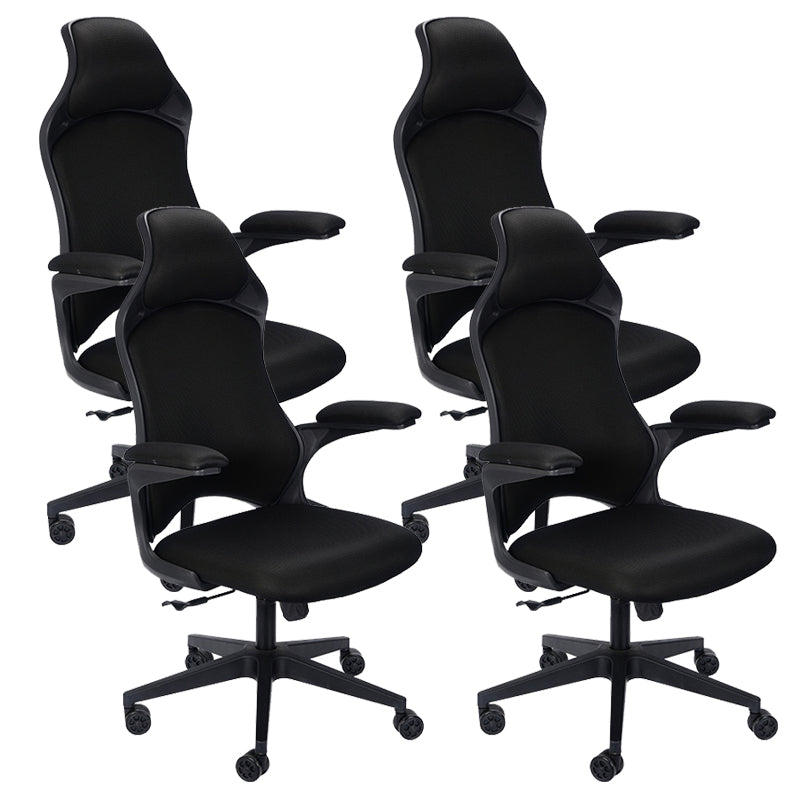 Modern Desk Chair Mesh Conference Chair High Back Chair with Wheels Clearhalo 'furn' 'furn_office_chair' 'Furniture' 'Office Chairs' 'Office Furniture' 'office_chair' 6406920