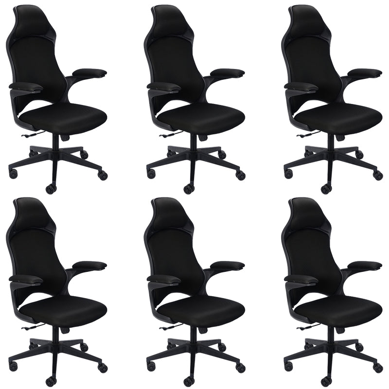 Modern Desk Chair Mesh Conference Chair High Back Chair with Wheels Clearhalo 'furn' 'furn_office_chair' 'Furniture' 'Office Chairs' 'Office Furniture' 'office_chair' 6406922