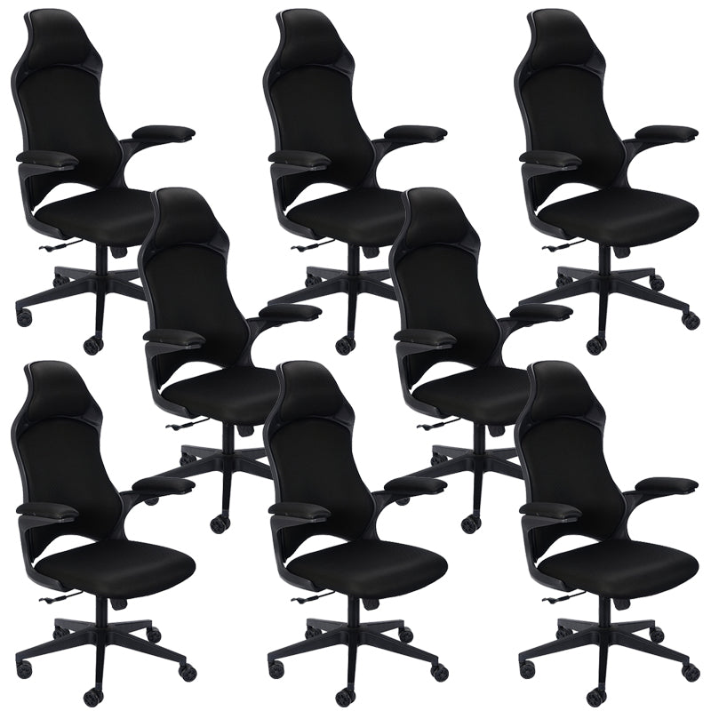 Modern Desk Chair Mesh Conference Chair High Back Chair with Wheels Clearhalo 'furn' 'furn_office_chair' 'Furniture' 'Office Chairs' 'Office Furniture' 'office_chair' 6406924
