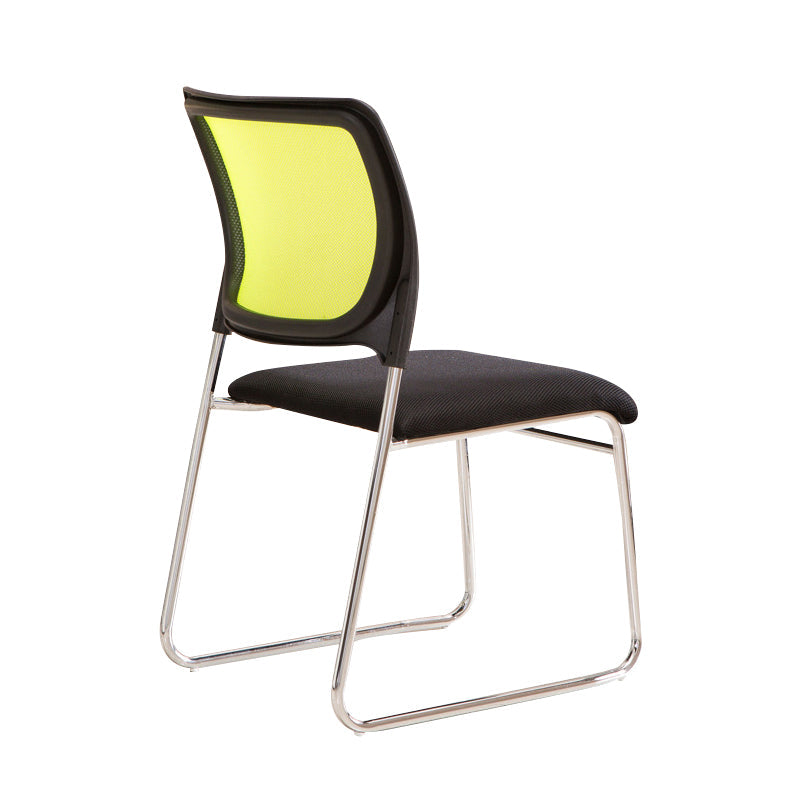 Modern Desk Chair Mesh Armless Conference Chair Mid-Back Chair Clearhalo 'furn' 'furn_office_chair' 'Furniture' 'Office Chairs' 'Office Furniture' 'office_chair' 6406970