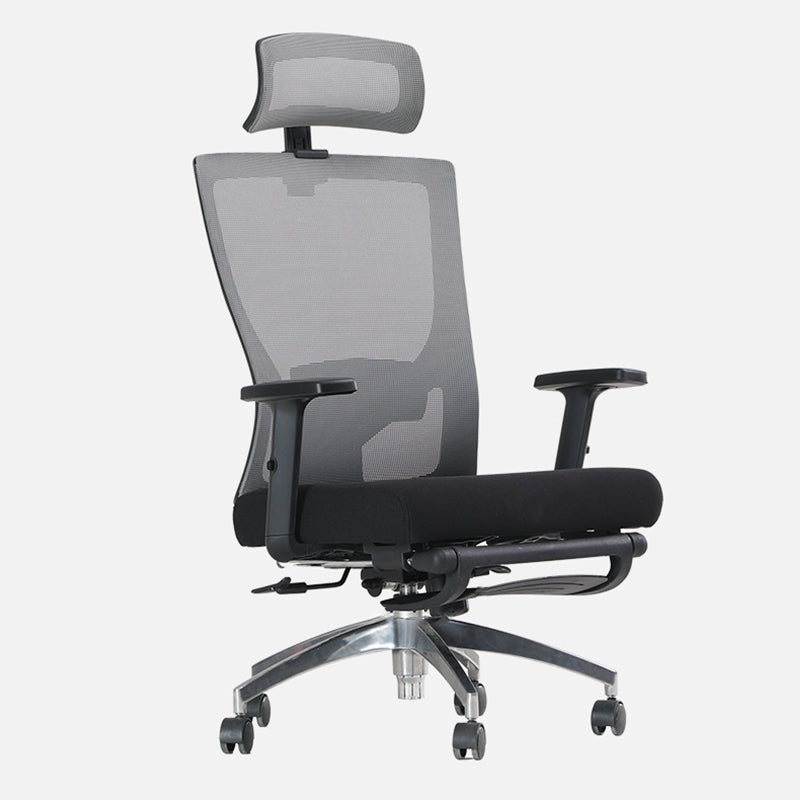 Modern Desk Chair Mesh Swivel Conference Chair High-Back Chair with Wheels 1 Piece Clearhalo 'furn' 'furn_office_chair' 'Furniture' 'Office Chairs' 'Office Furniture' 'office_chair' 6406973