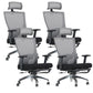 Modern Desk Chair Mesh Swivel Conference Chair High-Back Chair with Wheels 4 Piece Set Clearhalo 'furn' 'furn_office_chair' 'Furniture' 'Office Chairs' 'Office Furniture' 'office_chair' 6406976