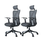 Office High Back Executive Chair Modern Adjustable Arms Ergonomic Mesh Task Chair 2 Piece Set Clearhalo 'furn' 'furn_office_chair' 'Furniture' 'Office Chairs' 'Office Furniture' 'office_chair' 6406984