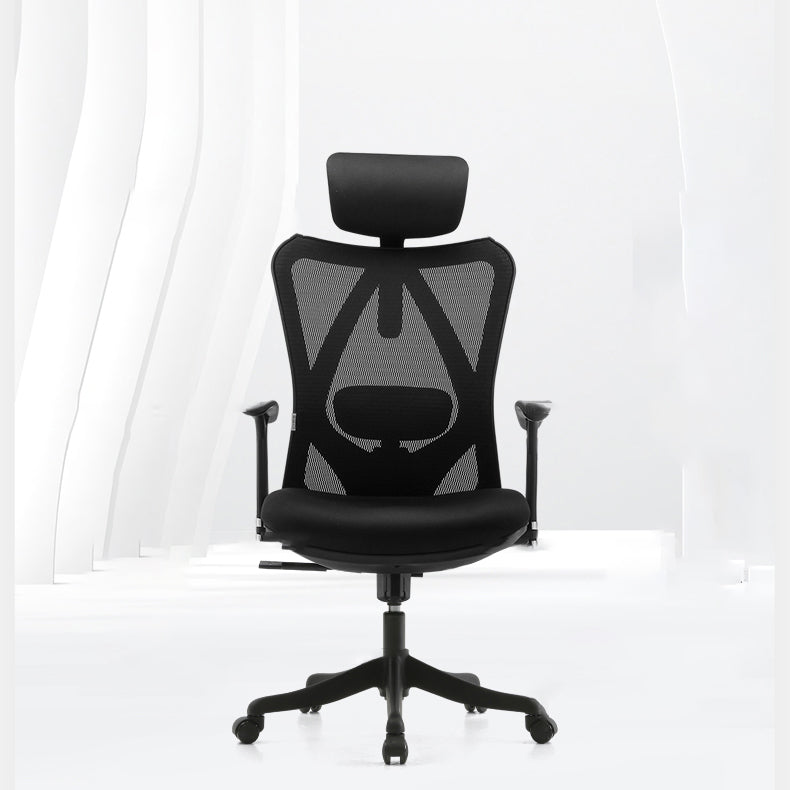 Office High Back Executive Chair Modern Adjustable Arms Ergonomic Mesh Task Chair Clearhalo 'furn' 'furn_office_chair' 'Furniture' 'Office Chairs' 'Office Furniture' 'office_chair' 6406987