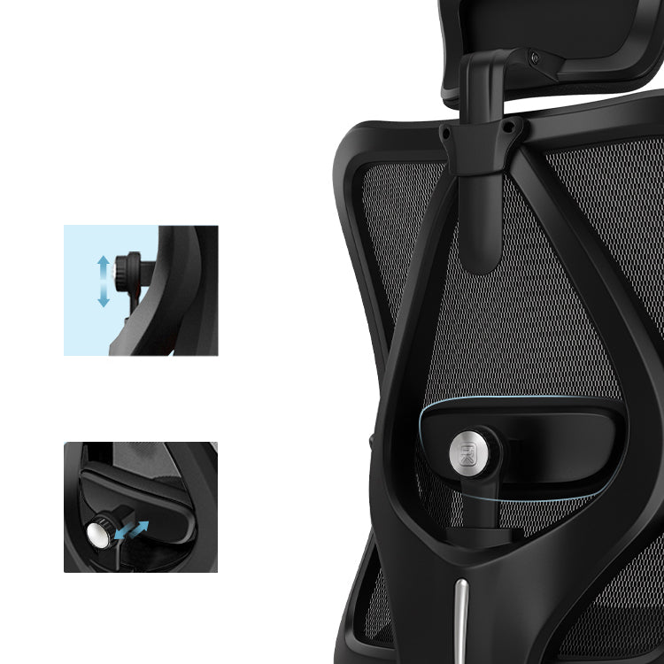 Office High Back Executive Chair Modern Adjustable Arms Ergonomic Mesh Task Chair Clearhalo 'furn' 'furn_office_chair' 'Furniture' 'Office Chairs' 'Office Furniture' 'office_chair' 6406989