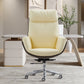26" Wide Contemporary Managers Chair Leather Executive Chair Yellow 1 Piece Clearhalo 'furn' 'furn_office_chair' 'Furniture' 'Office Chairs' 'Office Furniture' 'office_chair' 6407001
