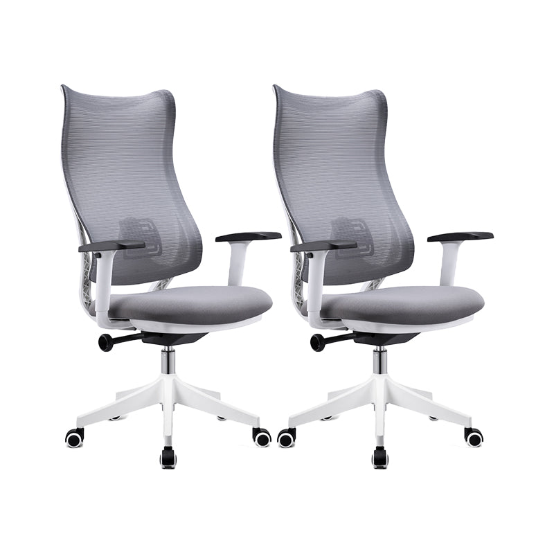 現代的な通気性エアグリッドスイベルチェアマイクロファイバーカンファレンスハイバックチェア