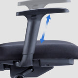 現代的な通気性エアグリッドスイベルチェアマイクロファイバーカンファレンスハイバックチェア