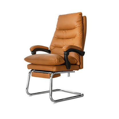 Silla ejecutiva acolchada ajustable con brazos, silla moderna con respaldo alto para gerentes