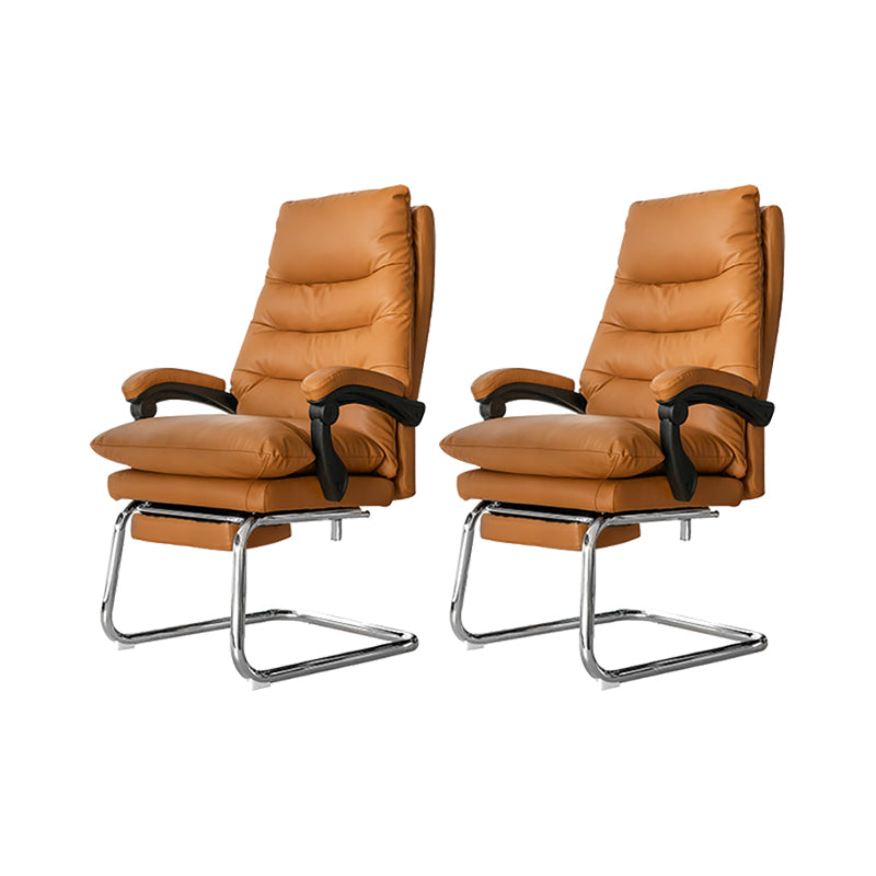 Silla ejecutiva acolchada ajustable con brazos, silla moderna con respaldo alto para gerentes