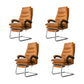 Silla ejecutiva acolchada ajustable con brazos, silla moderna con respaldo alto para gerentes