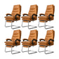 Silla ejecutiva acolchada ajustable con brazos, silla moderna con respaldo alto para gerentes