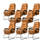 Silla ejecutiva acolchada ajustable con brazos, silla moderna con respaldo alto para gerentes
