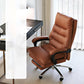 Silla ejecutiva acolchada ajustable con brazos, silla moderna con respaldo alto para gerentes