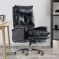 Contemporary Desk Chair Leather Executive Chair High-Back Chair with Wheels Black 1 Piece Clearhalo 'furn' 'furn_office_chair' 'Furniture' 'Office Chairs' 'Office Furniture' 'office_chair' 6407086