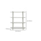 Modern White Solid Wooden Bookcase Open Shelf Bookshelf for Bedroom