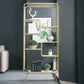 Modern Metal Bookshelf Etagere Open Shelf Bookcase with Shelves