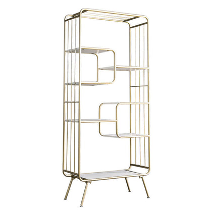 Modern Metal Bookshelf Etagere Open Shelf Bookcase with Shelves