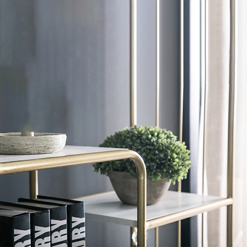 Modern Metal Bookshelf Etagere Open Shelf Bookcase with Shelves Clearhalo 'Bookcases' 'furn' 'furn_bookcases' 'Furniture' 'Office Furniture' 6407892