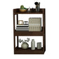 Contemporary Etagere VerticalBook Shelf Wood Open Bookshelf with Shelves