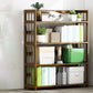 Standard Bamboo Shelf Bookcase Contemporary Brown Open Bookcase 31.5"L x 9.8"W x 49"H Clearhalo 'Bookcases' 'furn' 'furn_bookcases' 'Furniture' 'Office Furniture' 6408040