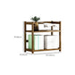 Standard Bamboo Shelf Bookcase Contemporary Brown Open Bookcase Clearhalo 'Bookcases' 'furn' 'furn_bookcases' 'Furniture' 'Office Furniture' 6408055