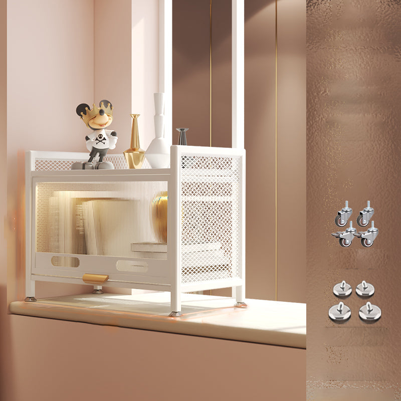 12.6 "W matte afwerking boekenplank voor woonkamer, stalen standaard plank boekenkast