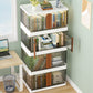 Contemporary Shelf Bookcase Folding Closed Back Plastic Bookcase Clearhalo 'Bookcases' 'furn' 'furn_bookcases' 'Furniture' 'Office Furniture' 6408104