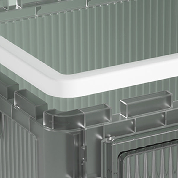 Contemporary Shelf Bookcase Folding Closed Back Plastic Bookcase Clearhalo 'Bookcases' 'furn' 'furn_bookcases' 'Furniture' 'Office Furniture' 6408110