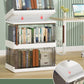 Contemporary Shelf Bookcase Folding Closed Back Plastic Bookcase Clearhalo 'Bookcases' 'furn' 'furn_bookcases' 'Furniture' 'Office Furniture' 6408115