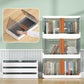 Contemporary Shelf Bookcase Folding Closed Back Plastic Bookcase Clearhalo 'Bookcases' 'furn' 'furn_bookcases' 'Furniture' 'Office Furniture' 6408119
